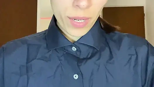 The Slutty Secretary Infallibly Relieves Her Boss's Stress