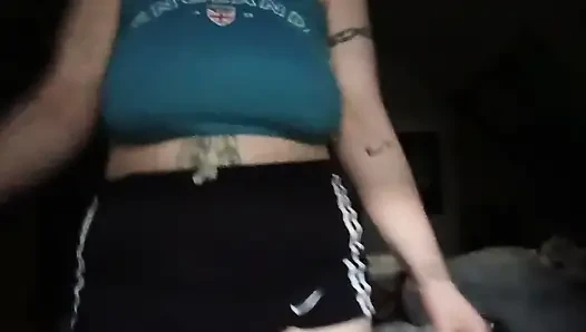 Nymeria Malfoy jumps with naked tits