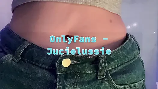 Muschi fingern und Öltitten hüpfen