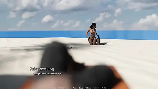 Tacos: Angenehmer sonniger Tag am Strand mit dem Swinger-Paar und den sexy schönheiten im Bikini - Episode 78
