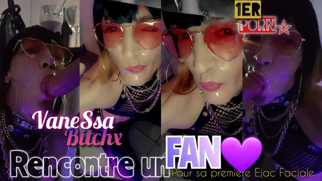 Vanessabitchx Gives a Big to a Fan. Her 1st Porn & Her 1st Facial august