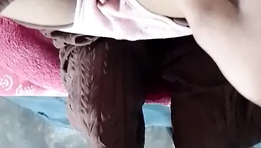 Ass pussy fucking cock sucking pussy sucking breasts sucking milk from the breast and sitting on the cock in doggy style and lying straight on Hindi audio