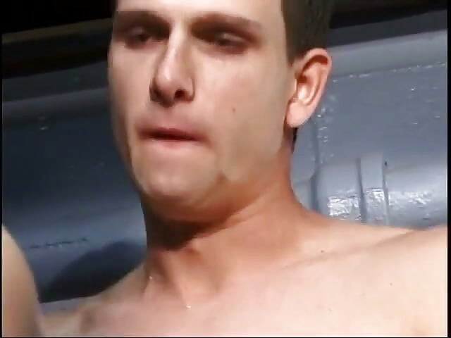 Firm young stud bends over for anal reaming from tight dude with six-pack