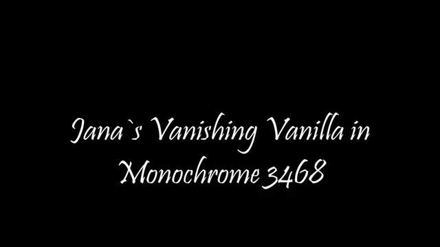 Vanishing Vanilla in Monochrome 3468
