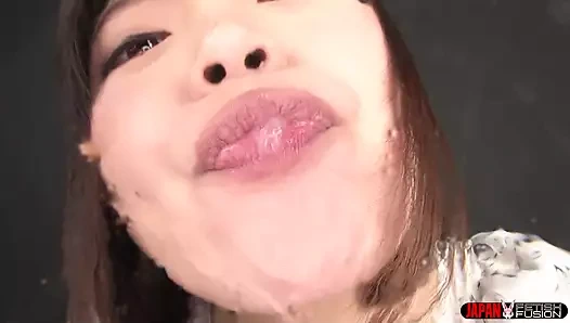 Fetish air liur ekstrem - kursus ngocok kontol penuh air liur dan bau mulut oleh nanoka yuuho