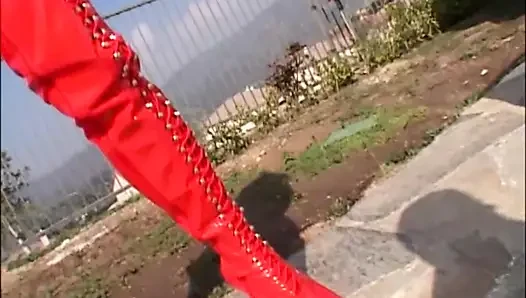 Два твердых белых члена, одна шлюха