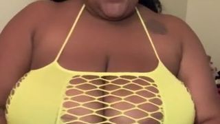 Busty Black BBW JOI