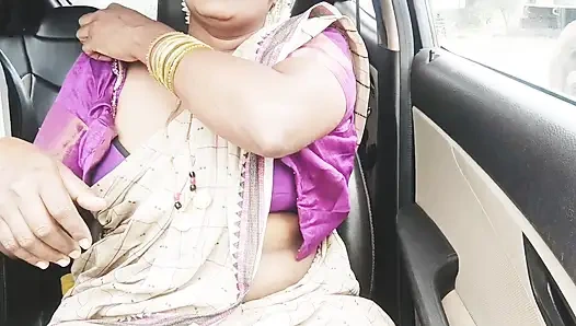 Telugu üvey anne üvey oğlu gor sex Telugu edepsiz konuşmalarla sürüş yapıyor.
