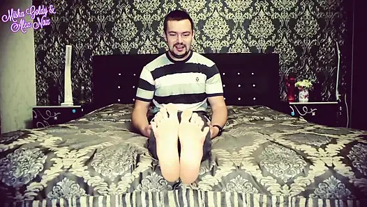 B-mailing trap for pathetic bisexual foot bitch from Alpha Couple!