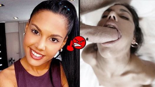 Screwmetoo pornostar spagnola Apolonia Lapiedra drena il suo sperma