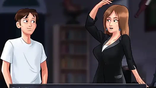 Summertime Saga - Miss Bissette Sex Scene
