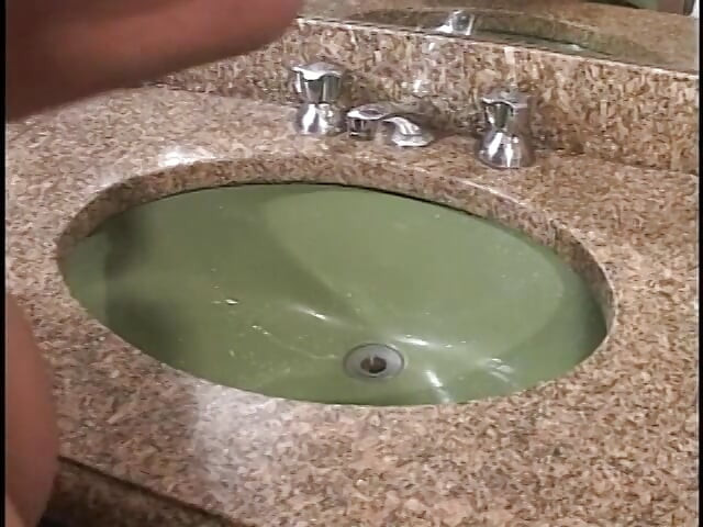 Two Guys and Juicy Shemale Suck Cocks and Fuck Assholes by Shower