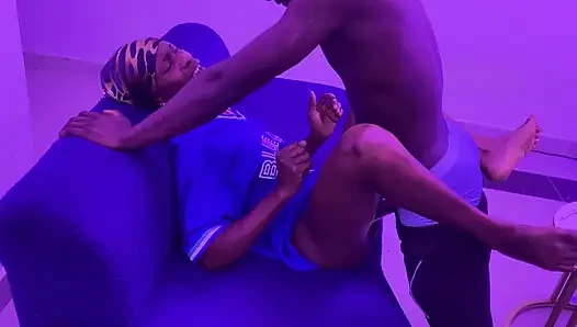 Black Cock Stretch Ebony Pussy