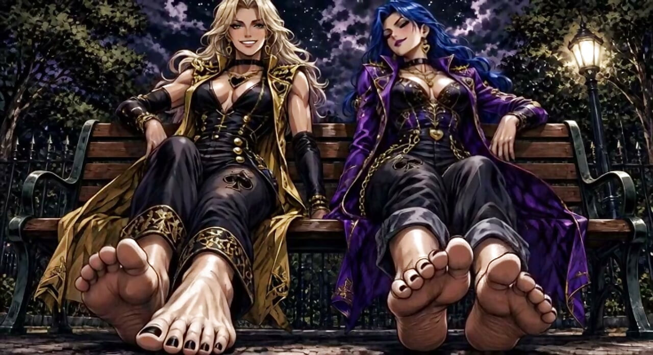Tato Queen of Spades dan Kaki - Kompilasi Anime (Seni AI Erotis)
