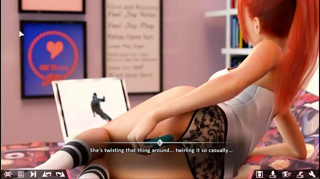 Double Homework Ep8 - Part 48 - Masturbation and Footjob