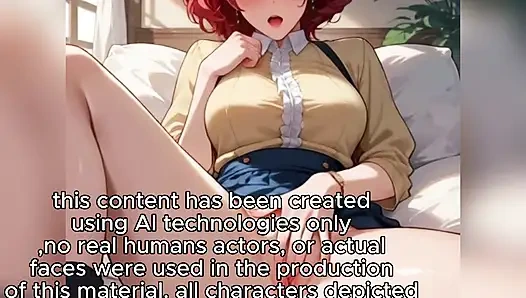 Schöne schöne rothaarige wird nach einem langen college-tag mit ihren schönen großen titten und perfektem körper gefickt