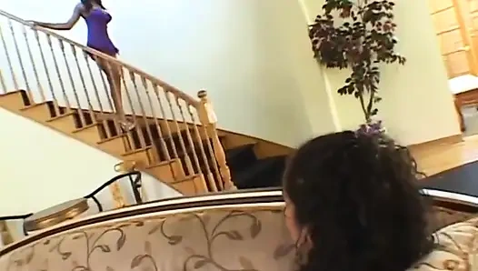 Sexy big boobs black girls pussy licking pussy fucking threesome