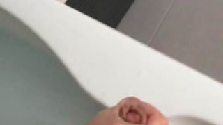 cum outside my bathtub