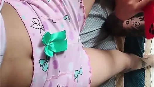 Stepdaughter Seduces Me with Her Pajamas and I End up Touching Her All Over