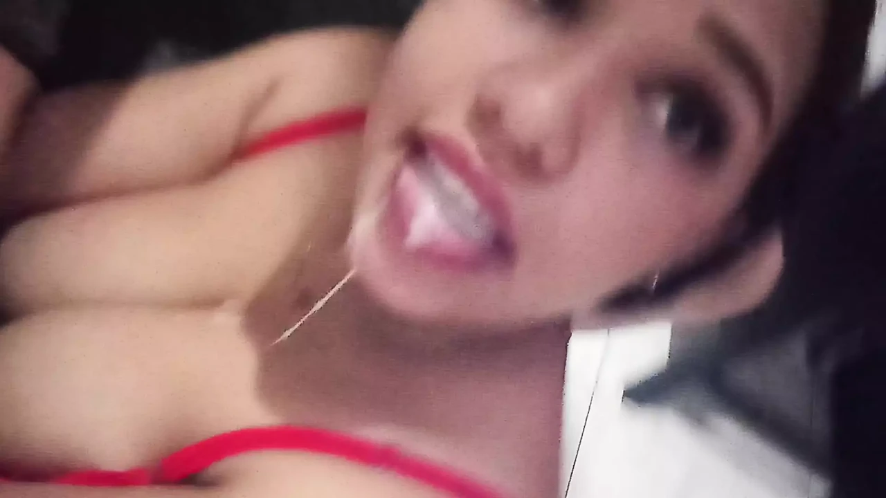18 year old brunette big saggy tits from New York United States fucking her stepbrother's big dick