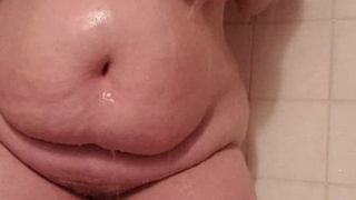 Sexy BBW shower