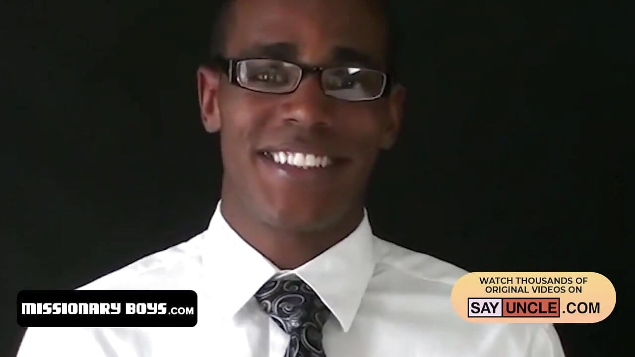 Chocolate missionary guy elder Gilberto Verde jerks off for the camera