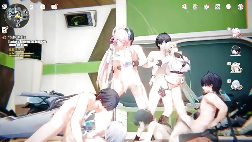 Wuthering Waves - Σεξουαλική Εκπαίδευση στην Ακαδημία - 3D Hentai Animations