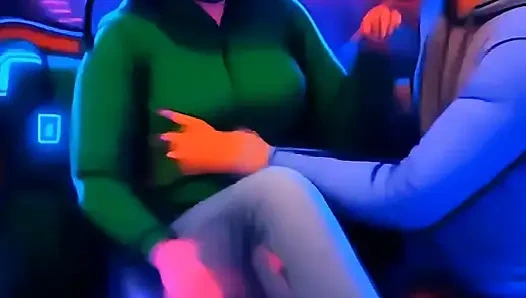 Kolombiyalı iri güzel kadın bakış açısıyla seni eziyor + sıska erkek arkadaşıyla eziyor