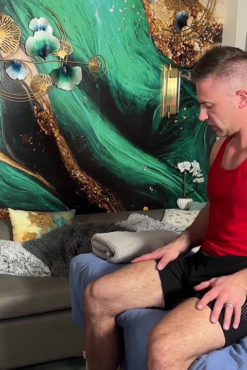 Married Straight Jock Fucked by Masseurs