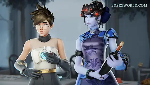 Последний гэнгбэнг для невесты Ashe перед промыванием (3D-реальный геймплей)