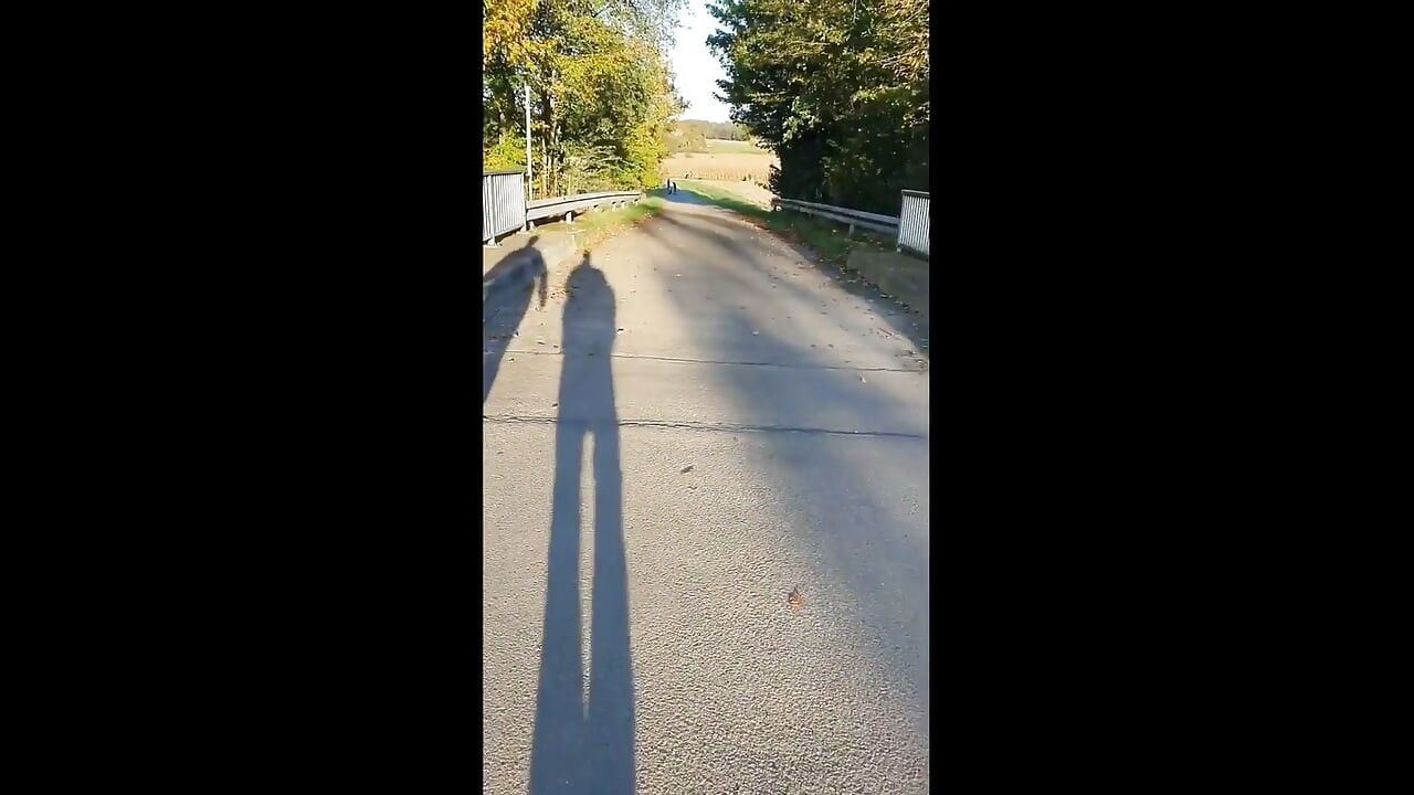 Een Frivole Wandeling Eindigde Met Pijpbeurt