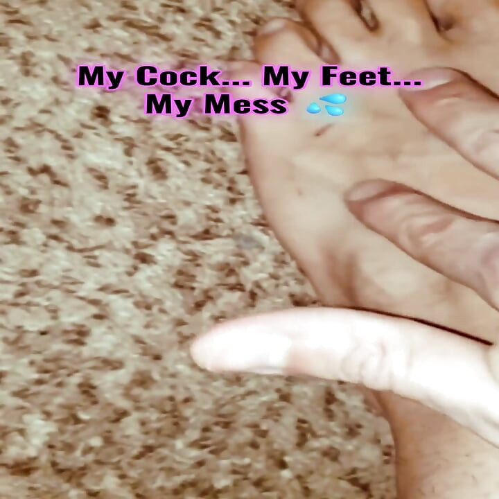 Creamed My Ankles Just for You - Foot Cum JOI, Edging, Moaning, Self-worship