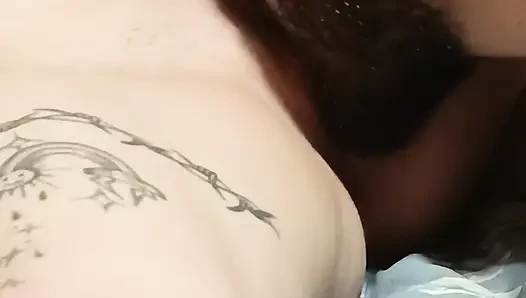 Bearded Man Gently Licks Pussy to Orgasm