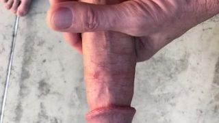 Jacking off my cock and cumshot
