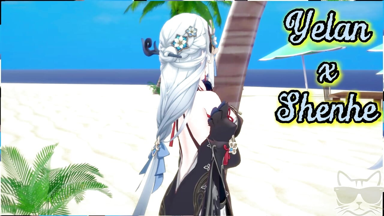 Yelan x Shenhe at the beach (genshin impact) P1 STORY