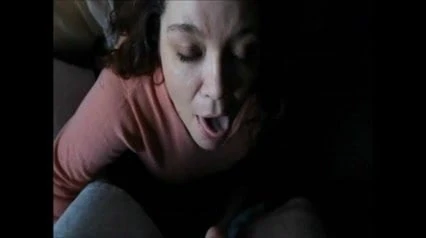 Mature BBW yet again blows a cock and swallows a load