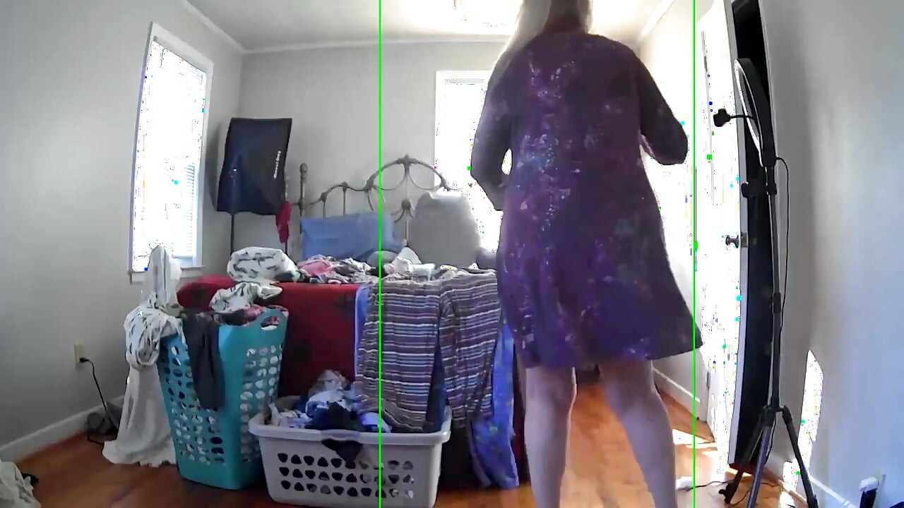 Caught My Hot Momma Doing Laundry!