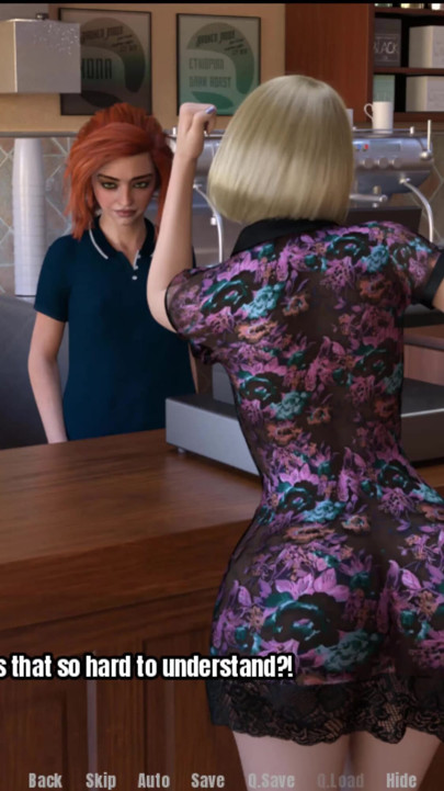 Grandmas house - ive dominated the lady from coffee shop and fucked her