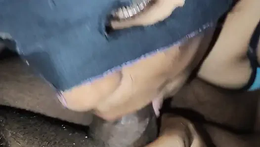 Telugu wife cheating blowjob in husband cock