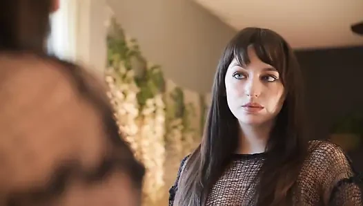 Bitchmom Punishes Her Slutty Stepdaughter! Hard Spit Slap