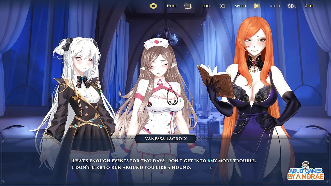 Wanderer: Broken Bed Gameplay Part 2 - Nighttime Blowjob by Isabella