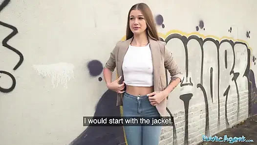 She So fucking Cute I nearly Cum too Early - Public Agent