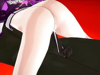 Honkai Impact Bronya Zaychik Hentai Cowgirl Sex Mmd 3D Różowe ubrania Kolor Edytuj Smixix