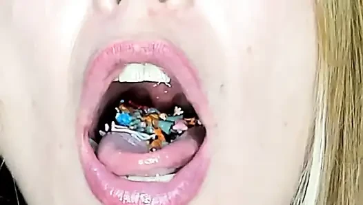 Endoscopy!! Giantess Swallowed a 25 Members at Same Time