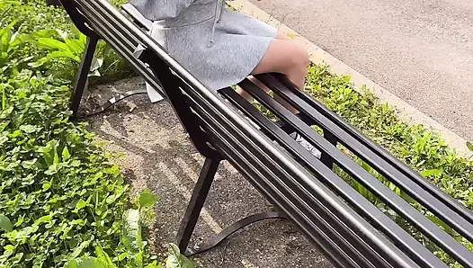 She Accepts a Ride From a Stranger and Ends up Him in the Garage on Top of a Punching Bag