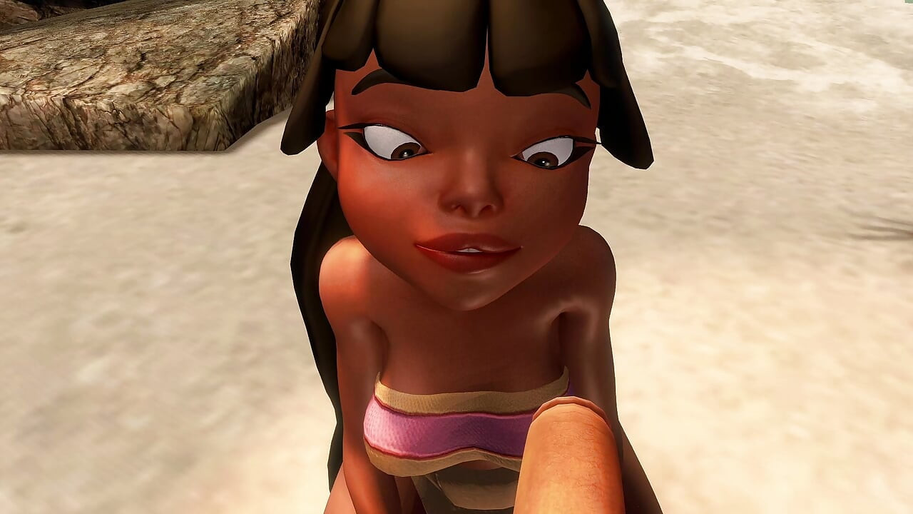 CHEL DISCOVERS A WHITE COCK