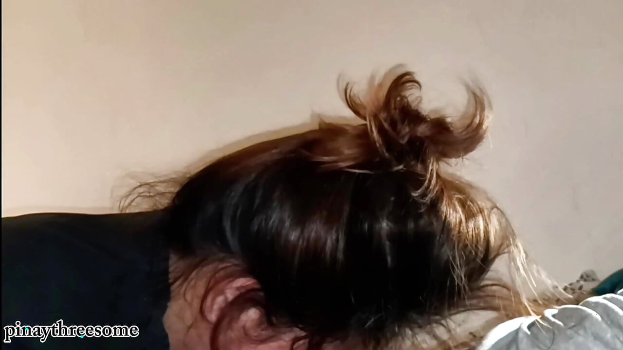 Asian cheating wife Husband filming the wife how damn she good in the blowjob and riding