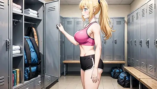 ДА ПРОФЕССОР! Шлюшка из колледжа скачет на огромном дилдо за оценки