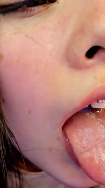 Powerful moment from "Sweet Salome Colucci shows how slutty she is while masturbating like crazy in her chair and shows you"