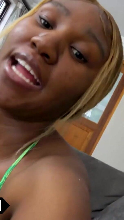 I ended up railing this BUSTY 18YO EBONY whose broke BOYFRIEND could never take to America | Clip 1